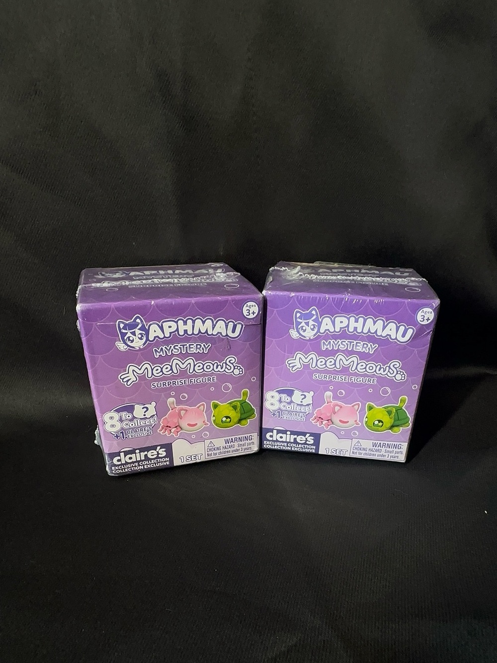 2 Pack Aphmau Mystery MeeMeows Surprise Figure Claire’s Exclusive Blind Box